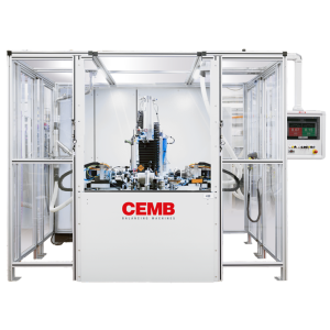 Two-station balancer for EV electric motors
