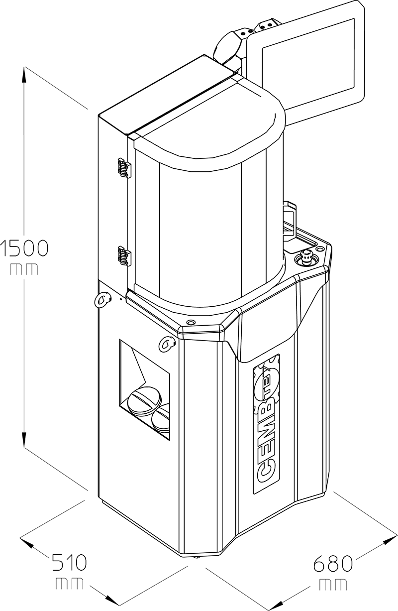equilibratrice-manuale-utensili-portautenisli-ingombro