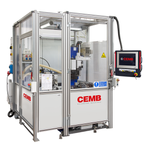 Balancing machine for transmission parts with correction by drilling